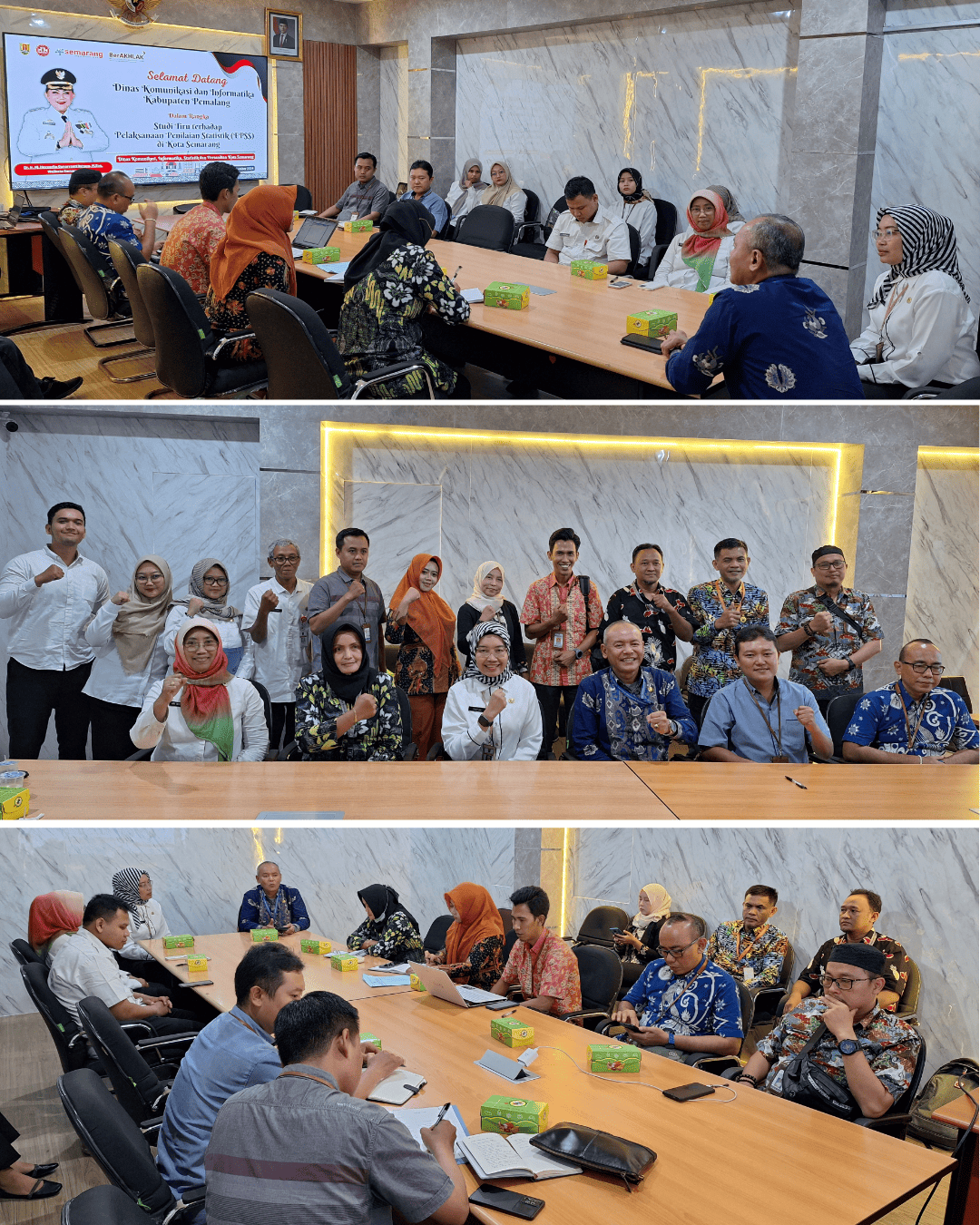Kunjungan Diskominfo Pemalang terkait Penilaian EPSS